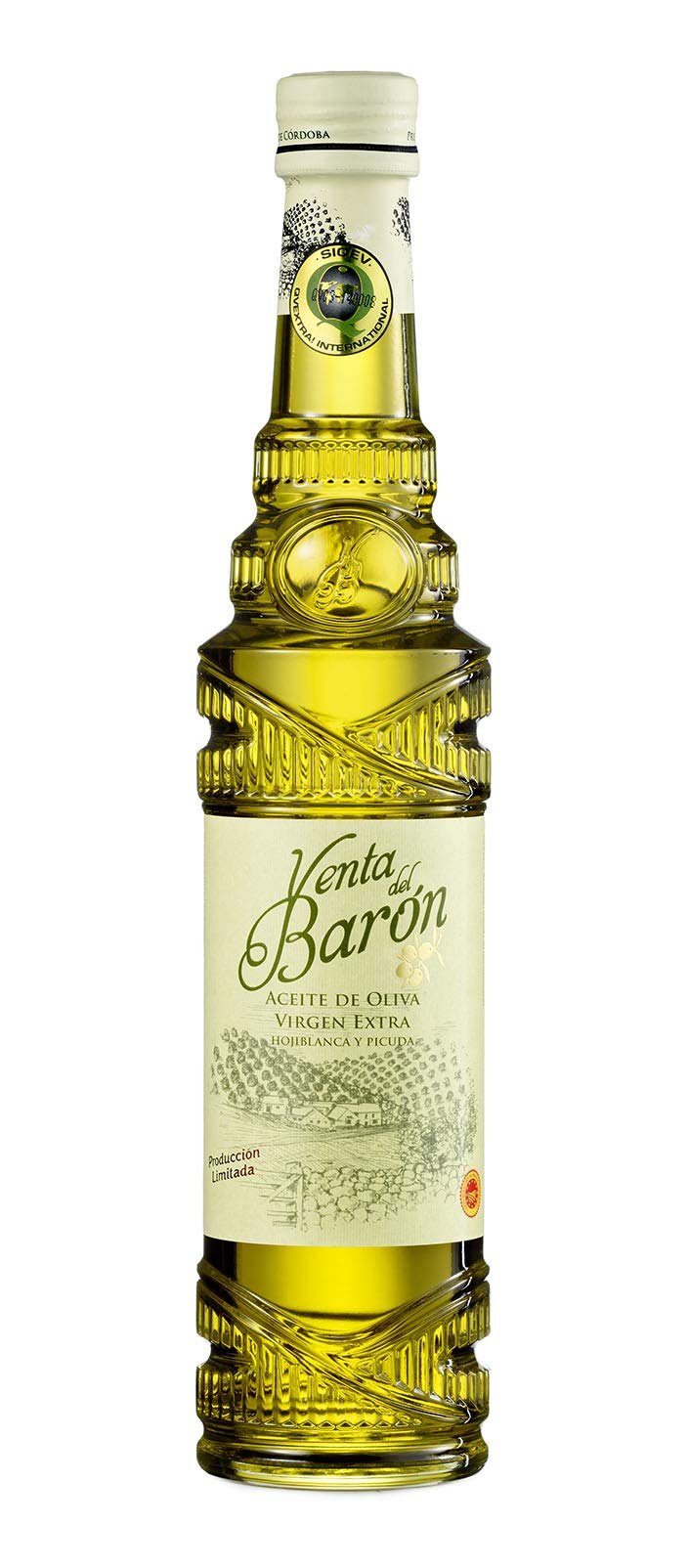 Venta del Barón - Preisgekröntes Premium Natives Extra Virgine Olivenöl - Kaltgepresst - Sehr hoher Polyphenolgehalt - 500 ml