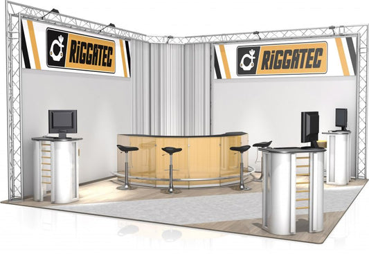 Messestand FD 23-4,7 x 4,7 x 3 m (LxBxH) - 22 m²