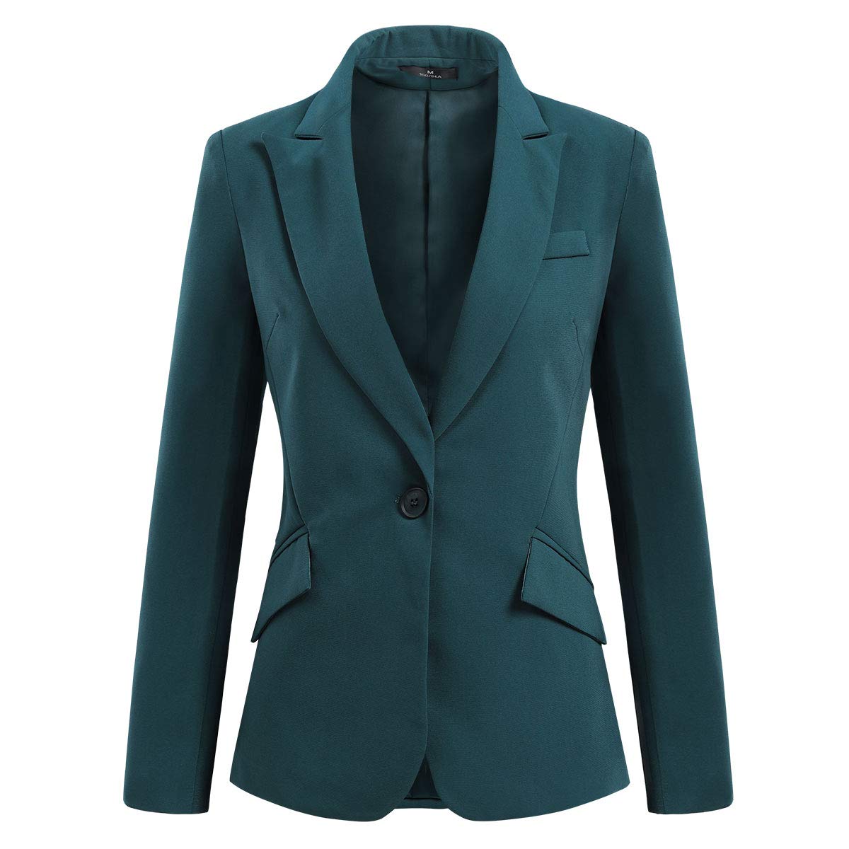 YYNUDA Hosenanzug Damen Business Outfit Slim Fit Blazer Elegant mit Anzughose/Rock für Frühling Sommer,Grün+Hosen,L