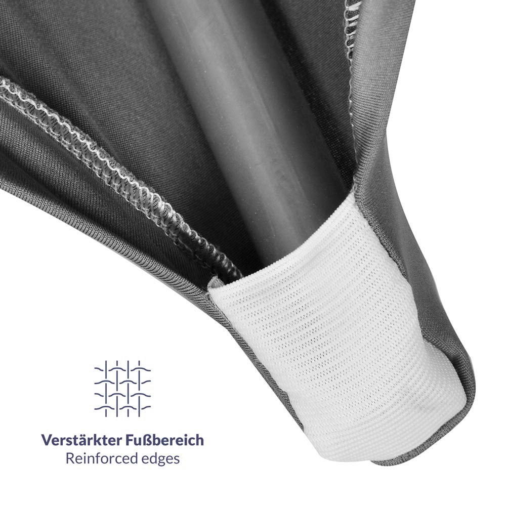Deuba® 5X Stehtisch Hussen Ø 60-65/70-75/80-85cm Viele Farben 30°C Waschbar Verstärkte Standfüße Stehtischhusse Überzug Stretch (Ø 60-65cm, Anthrazit)