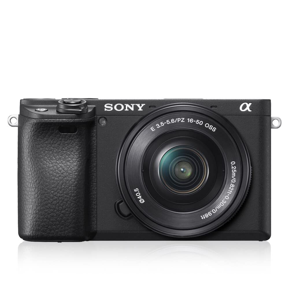 Sony Alpha 6400 | APS-C Spiegellose Kamera mit 16-50mm f/3.5-5.6 Power-Zoom-Objektiv (Schneller 0,02s Autofokus, neigbares Display für Vlogging)