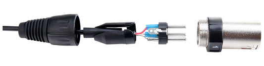 Pronomic 6/2 XLR 8-Kanal Stage Multicore auf Kabeltrommel 15m Länge (Bühnenmulticore, 6 XLR Sends/2 XLR Return, säure- und ölfest, Spannzangen-Zugentlastung)