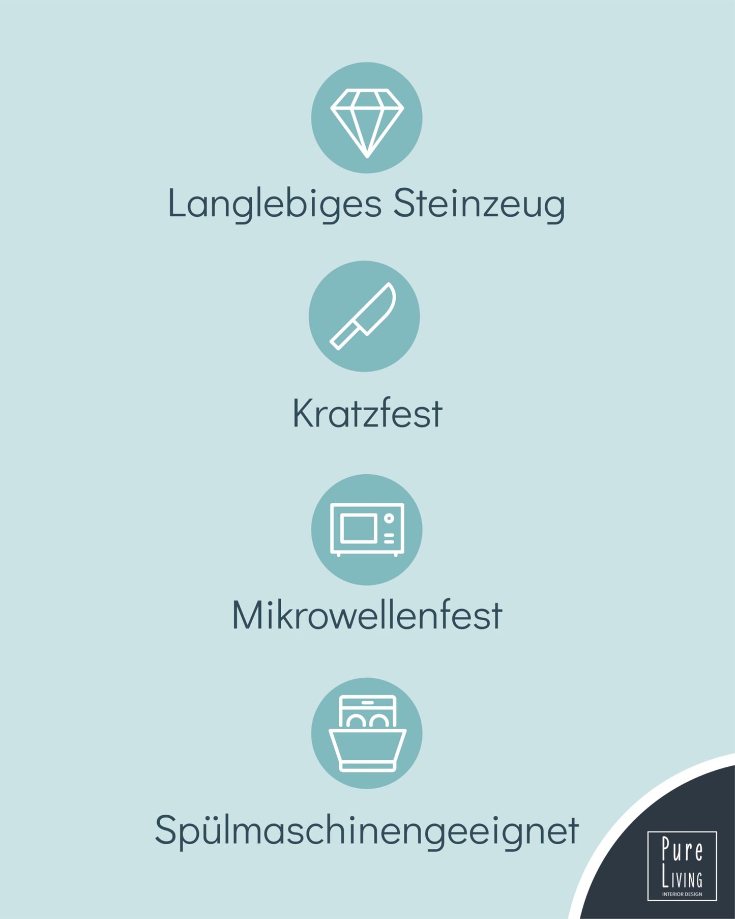 Steingut Geschirrset 12 Pers. 48-tlg Hochwertiges Steingut Geschirr Set- Schüssel- und Teller Set- Tafelservice 12 Personen Geschirrsets in matt schwarz