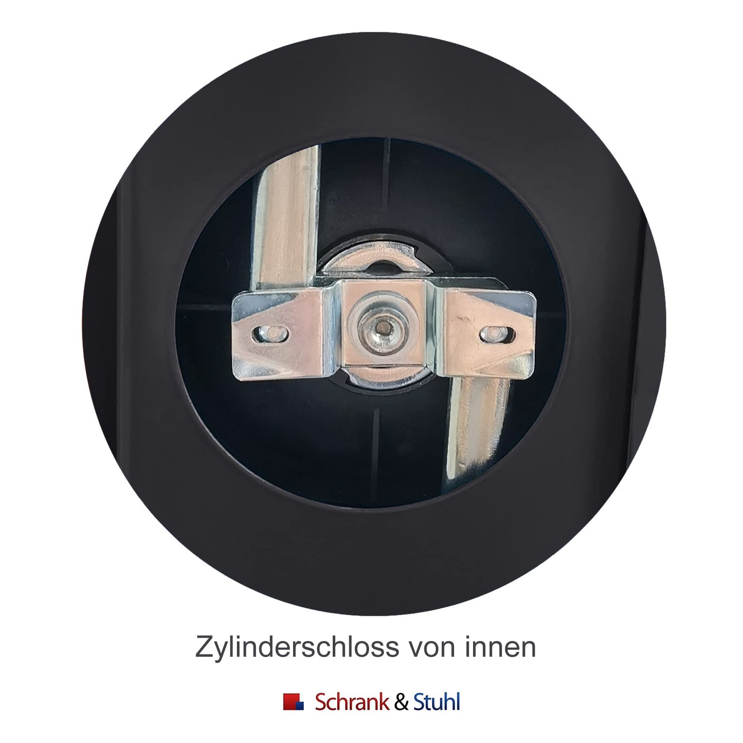 Schrank & Stuhl Werkzeugschrank Koloss – Werkstattschrank mit 4 höhenverstellbaren Fachböden, Stahlschrank für Werkzeuge, 195 x 120 x 60 cm (H x B x T), Grau/Anthrazit