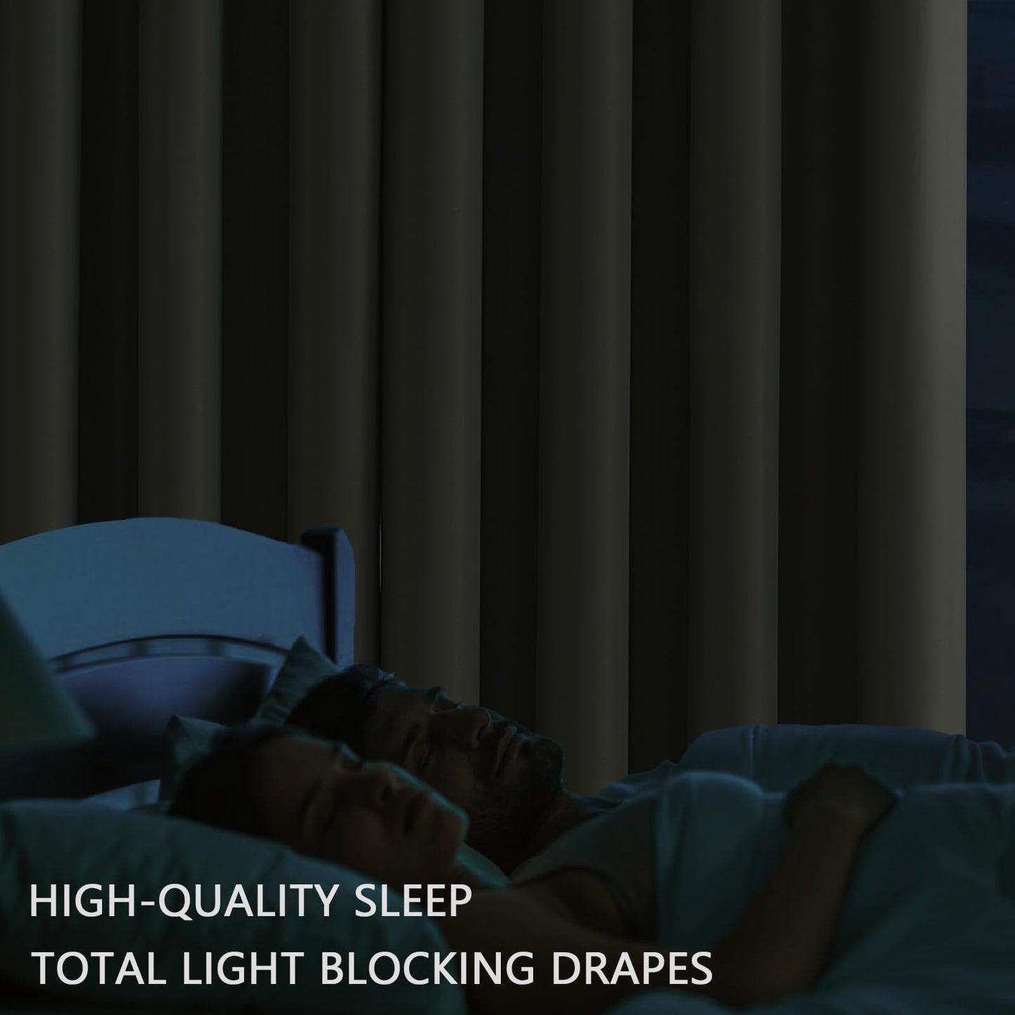 MRTREES Vorhang Salbeigrün 100% Vorhangverdunkelung Thermovorhang Wärmeisolierend Kälteschutzvorhang Gardinen Wohnzimmer 2er Set, Gardinenschals mit Ösen 225 cm Lang, 140 cm Breit