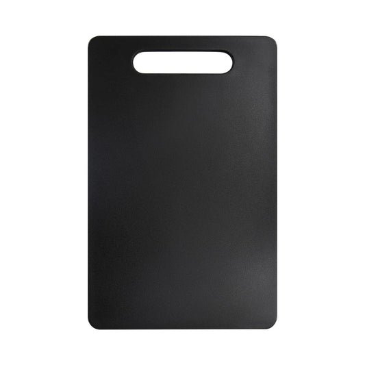Kunststoff Schneidebrett mit Griffen, Fotouzy Dickes Schneidebrett für die Küche, lebensmittelechtes PP-Material, BPA-Free, Spülmaschinenfest, Großes Format, griffiger Griff, Schwarz