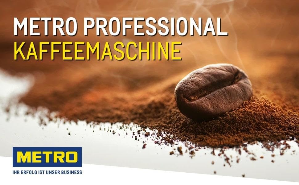 METRO Professional Kaffeemaschine GCA 2101, Edelstahl, 21.5 x 41.5 x 52 cm, 2.3 L (Wassertank), 2000W, mit Thermoskanne (2 L), 100 x Papierfilter, Temperaturbereich: 30-98°C, silber