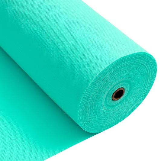 Longing Home Tischdeckenrolle, 1.18 × 45M, Türkis, Einweg Vlies Stoffähnlich Tischdecke Rolle, Meterware Tischtuchrolle, Geeignet Für Geburtstag, Party, Deko