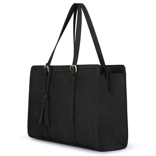 ECOSUSI Laptoptasche 15,6 Zoll Aktentasche Damen Groß Handtasche Business Arbeitstasche Bürotasche Damen Notebooktasche Shopper mit 3 Fächern für Büro Schule