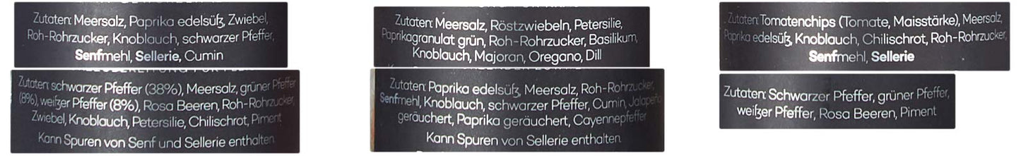 Ankerkraut Grill Set 6 Gewürze, das BBQ Starter-Set für leidenschaftliche Griller und Grillerinnen, Geschenke für Männer und Frauen, 6 Gewürzgläser enthalten