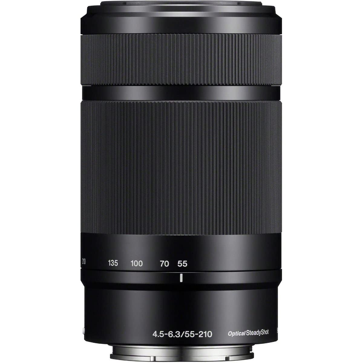 Sony SEL-55210 Tele-Zoom-Objektiv (55-210 mm, F4.5–6.3, OSS, APS-C, geeignet für A7, ZV-E10, A6000- und Nex-Serien, E-Mount) schwarz