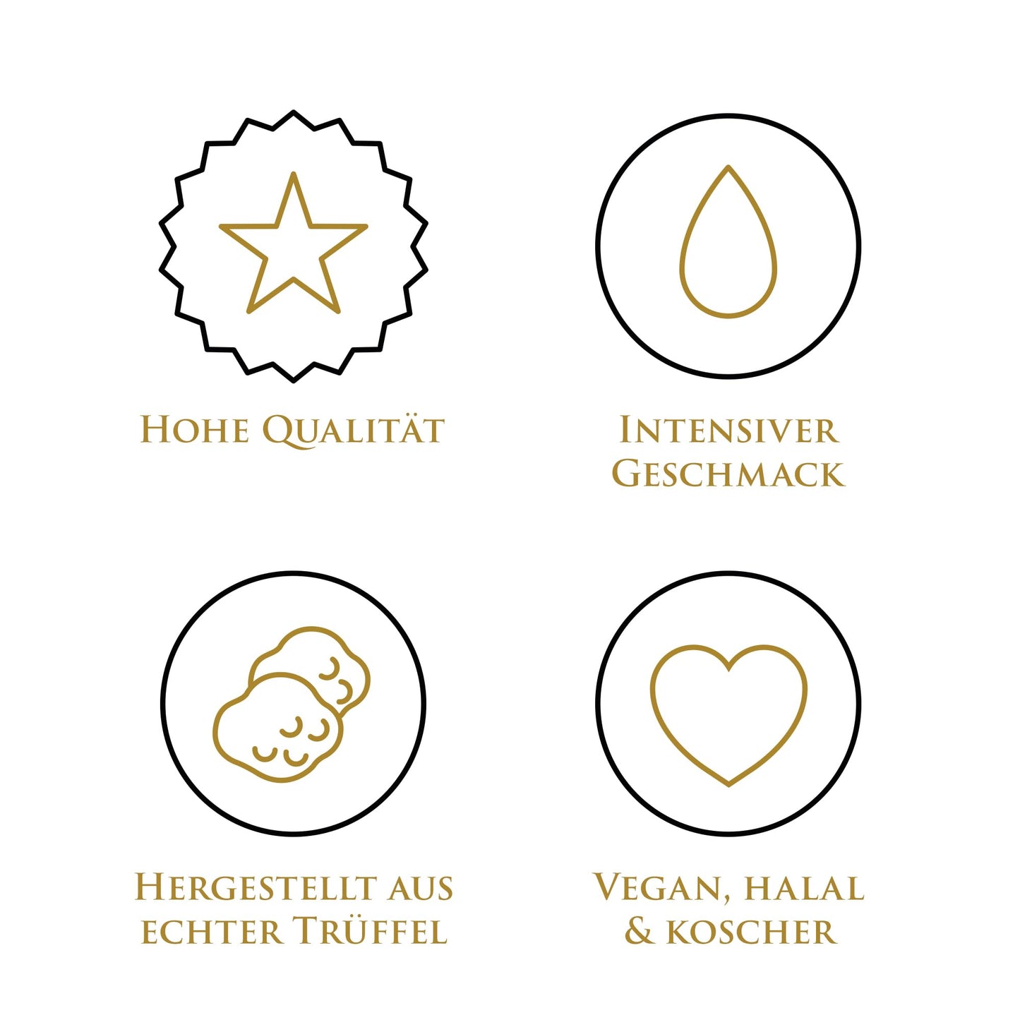 TruffleHunter – Trüffelöl-Set mit englischen, schwarzen und weißen Trüffeln – Natives Olivenöl extra & Kaltgepresstes Rapsöl – 100 ml x 3