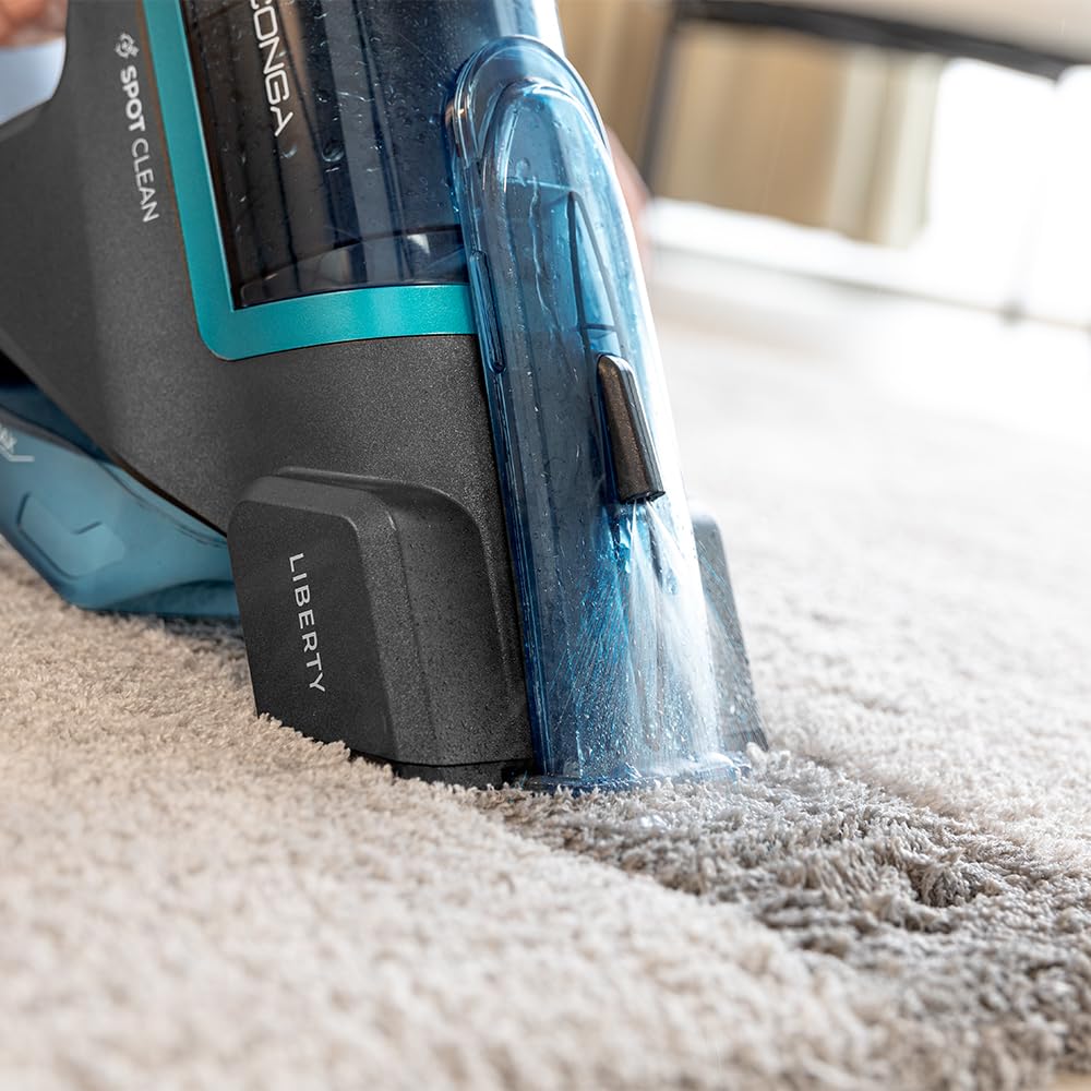 Cecotec Conga Hand Carpet&Spot Clean 2500 Polsterstaubsauger, 50W, 3-in-1: Sprüht, Reinigt und Saugt, Flüssigkeiten und Feststoffe, 2 Tanks, je 350 ml für Schmutz-und sauberes Wasser, Autonomie 25 Min