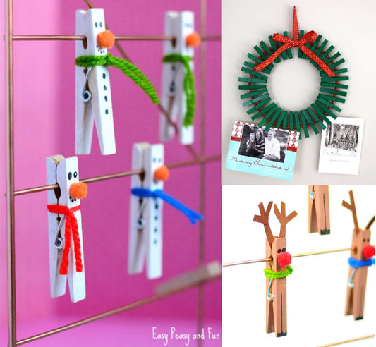 ABSOFINE 200 Wäscheklammern Holz mit 120M Garten Kordel 10 Stück Non-Trace Haken bunt Holzwäscheklammern 3,5cm Kordel Schnur Weiß Natur Juteschnur für Fotos Garten Fotowand Verpackung Gastgeschenk