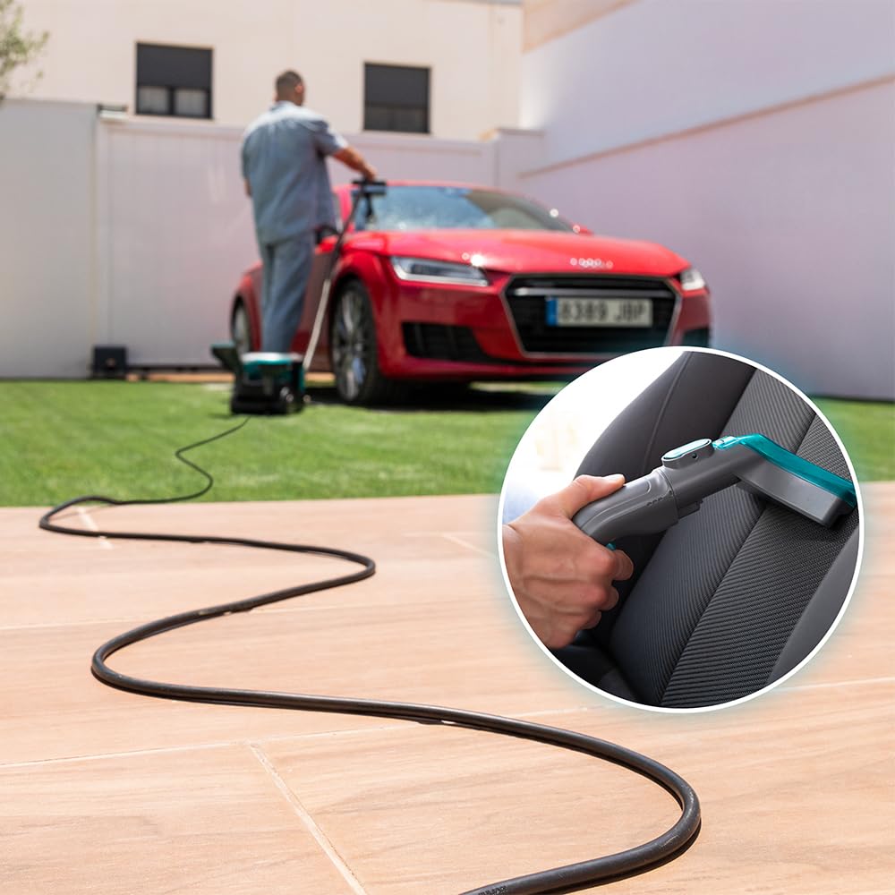Cecotec Teppichstaubsauger - Polsterreiniger - Schlittenstaubsauger Conga CarpetClean 10000 EasyHome. 800W, 3L Frischwassertank und 1,5L Schmutzwassertank, Multiflächensystem, Zubehörkit