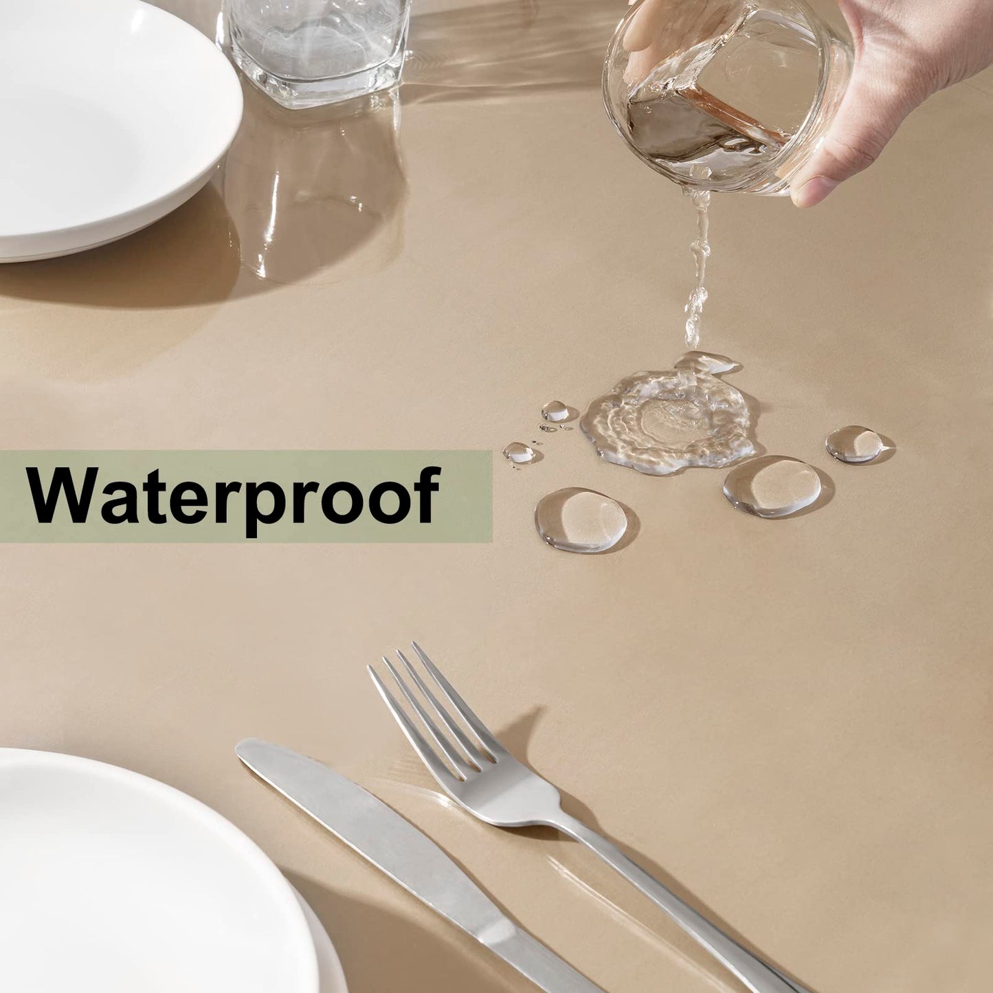 WOLTU Tischdecke Wasserdicht Transparent 2mm dick PVC durchsichtig Tischfolie abwaschbar 90x160 cm Tischschutz Schutzfolie glassklar Hitzebeständig