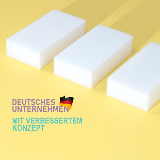 BROX® Schmutzradierer – 18x Schwamm – Radierschwamm für Haushalt, Auto & Schuhe – Robuster Zauberschwamm Magic Eraser für alle Arten von Flecken
