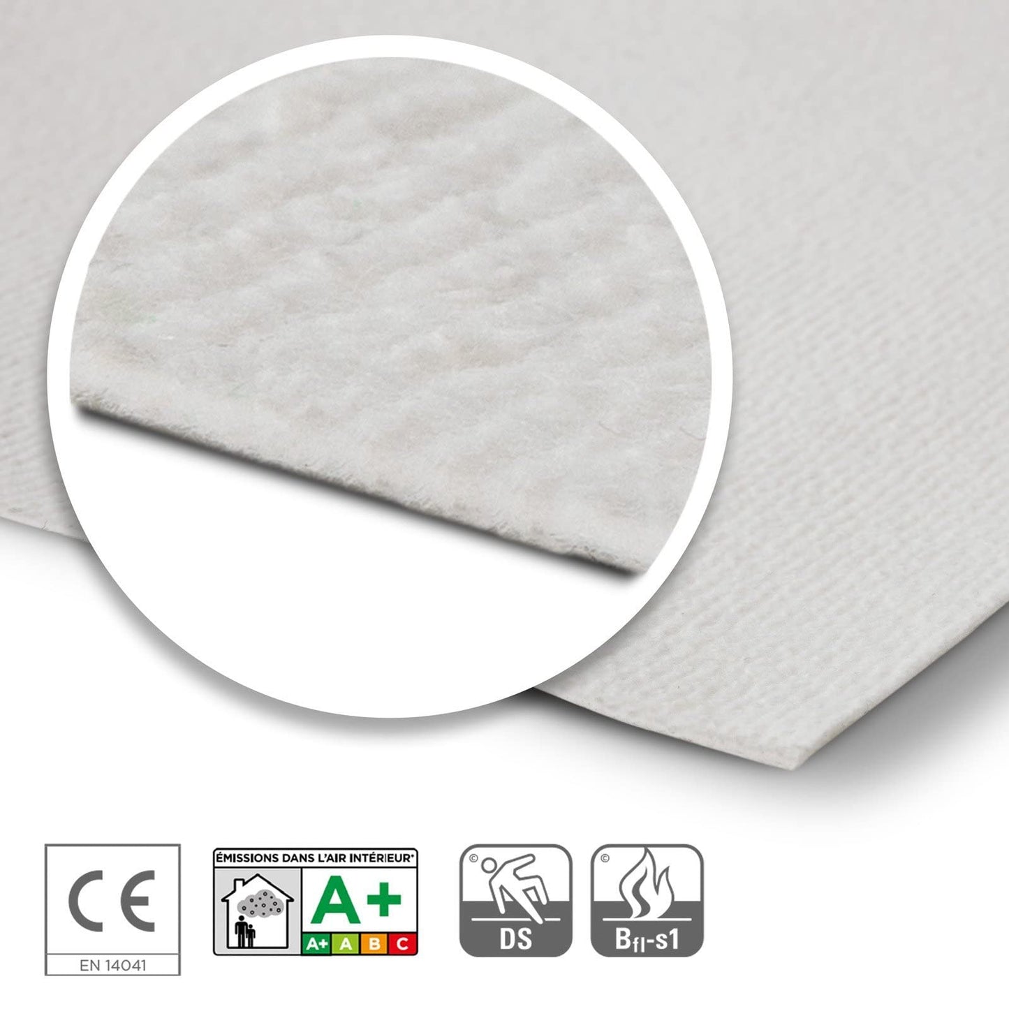 Floordirekt Hochzeitsteppich Weiß 100 x 1500 cm - VIP Läufer Event Teppich Premierenteppich Empfangsteppich Messeteppich - Wunschmaß