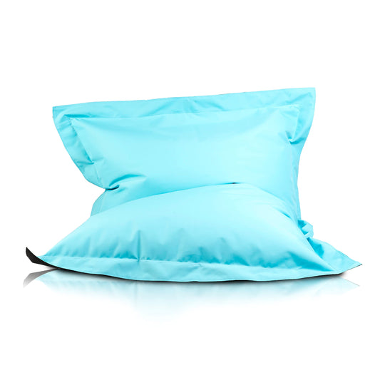 Ecopuf Sitzsack aus Polyester, wasserdicht, Größe L, Sitzsack für den Außenbereich, Füllung aus Polystyrolperlen, 170 x 135 cm