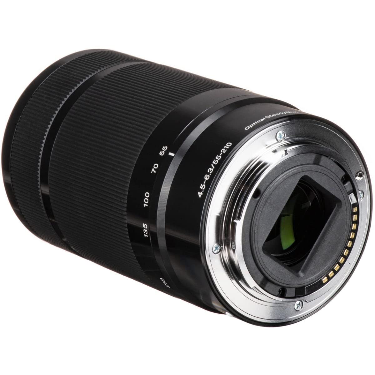 Sony SEL-55210 Tele-Zoom-Objektiv (55-210 mm, F4.5–6.3, OSS, APS-C, geeignet für A7, ZV-E10, A6000- und Nex-Serien, E-Mount) schwarz