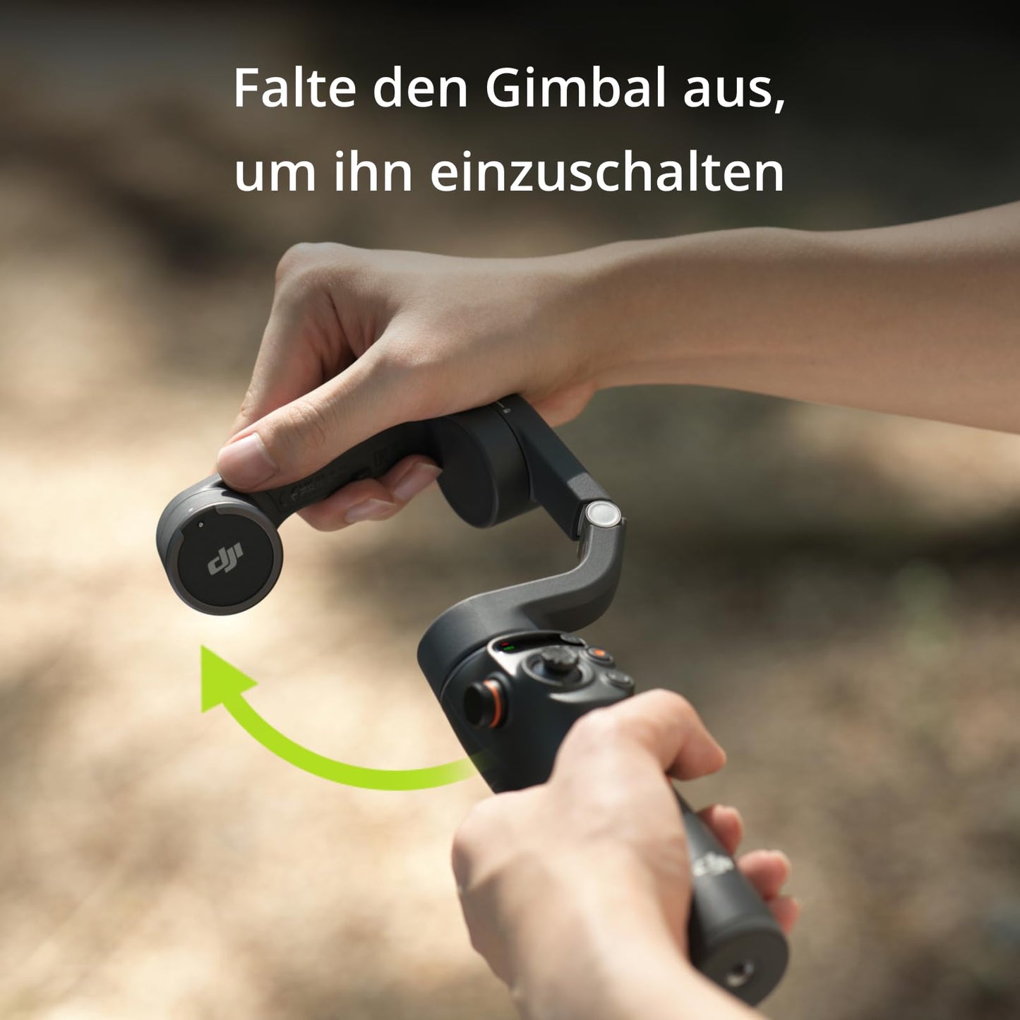 DJI Osmo Mobile 6 Gimbal-Stabilisator für iPhone Android, 3-Achsen-Handy-Gimbal, integrierter Verlängerungsstab, Objektverfolgung, tragbar und faltbar, Vlogging-Stabilisator, YouTube TikTok