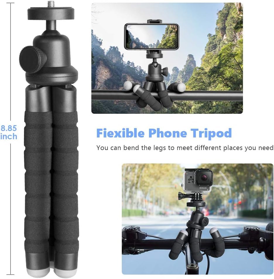 UBeesize Handy Stativ, Mini Stativ für Smartphone und Kamera, Handy Stativ Ständer mit Wireless Fernbedienung