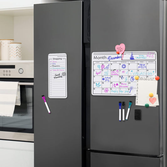 Amazon Basics Magnetische, trocken abwischbare WhiteboardFolie, Kalender, 30,5 cm x 43,2 cm, Weiß