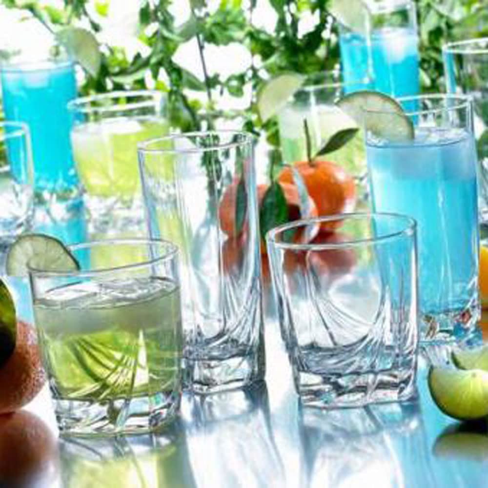 Dajar 6 Niedrigen Trinkgläser Ascot 300 ml Luminarc, Glas, Transparent, 6 Stück (1er Pack), 6 33768