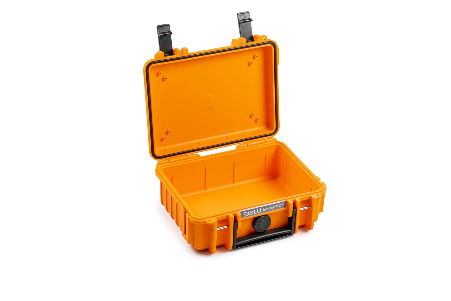 B&W Transportkoffer Outdoor - Typ 500 Orange - wasserdicht nach IP67 Zertifizierung, staubdicht, bruchsicher und unverwüstlich