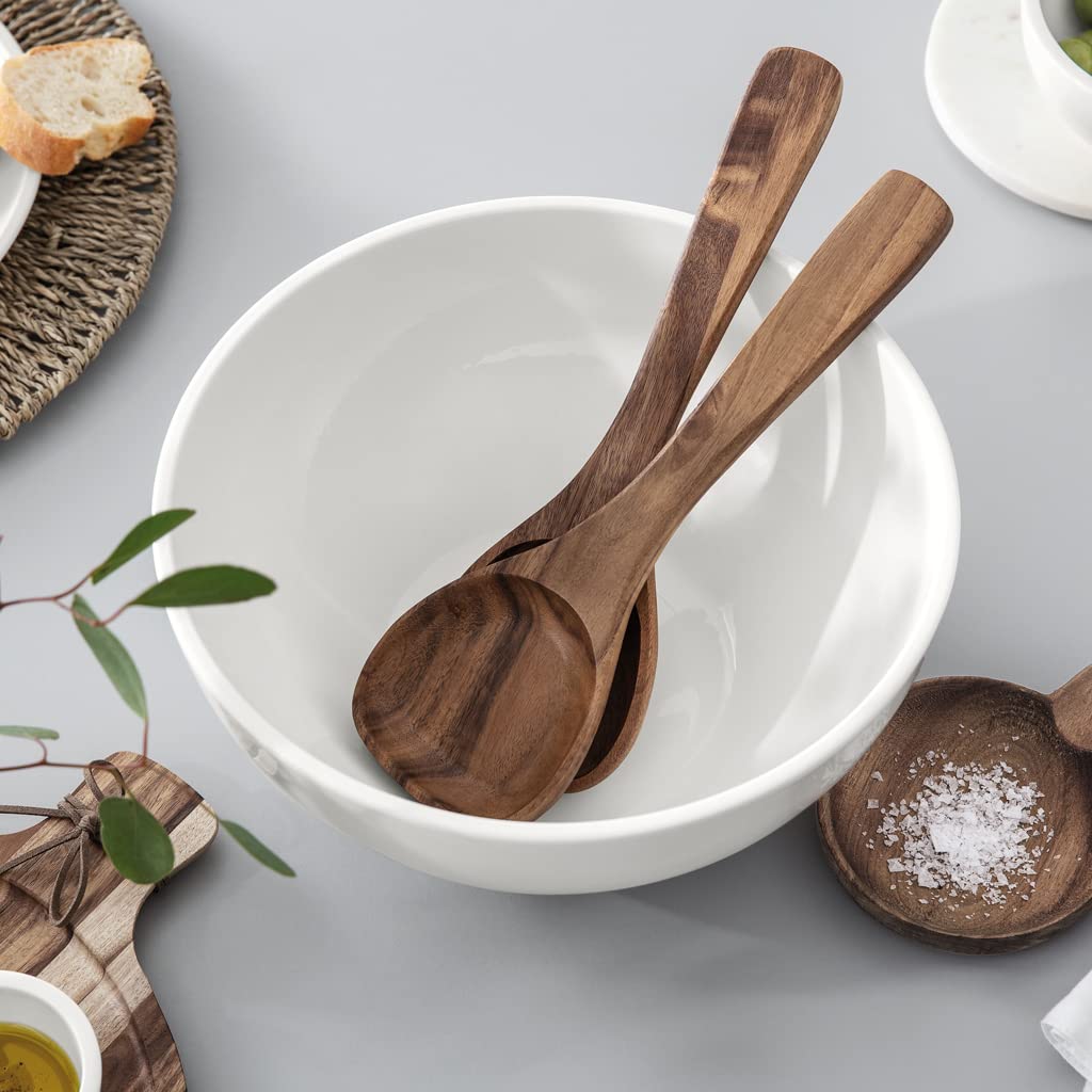Villeroy & Boch - Artesano Original Salatbesteck, natürliches Design als Lebensstil, Akazienholz, braun, Salatbesteck 2tlg.