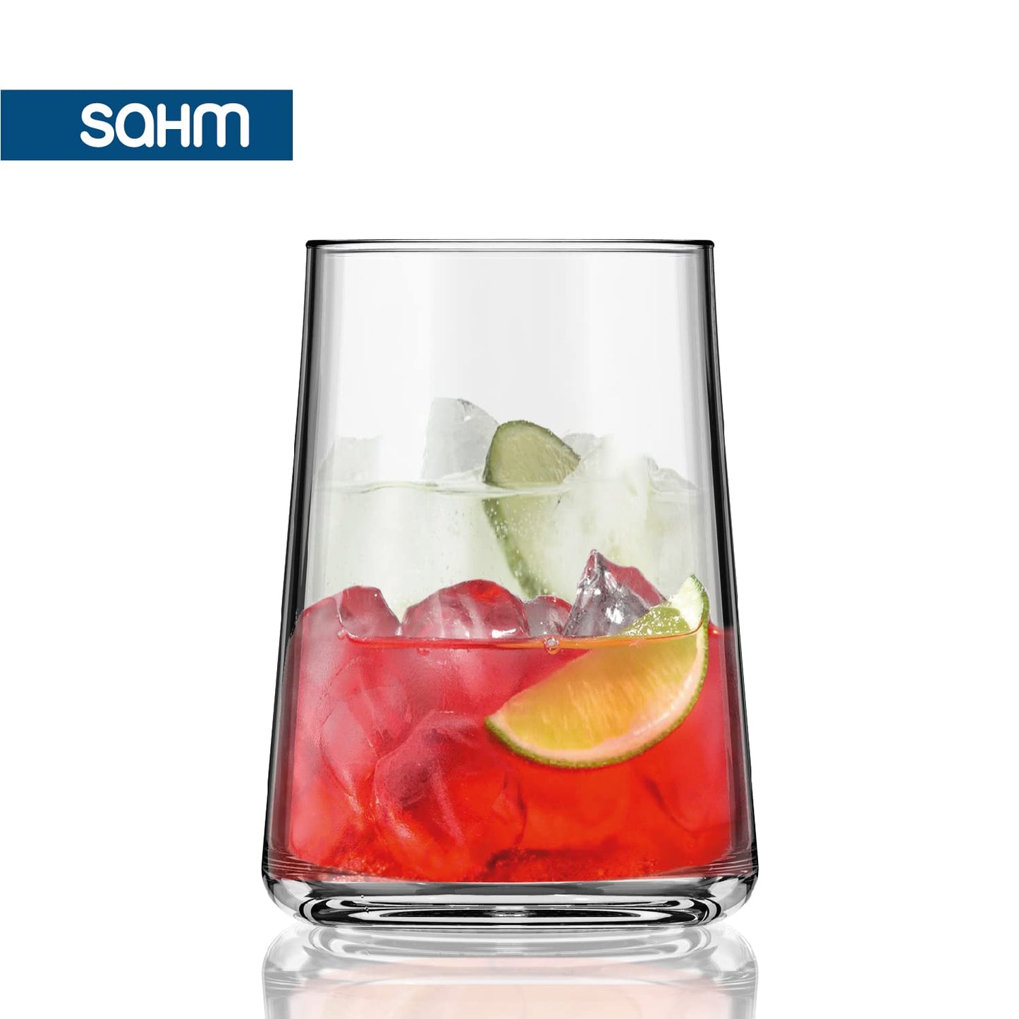 Sahm Weingläser ohne Stiel 6er Set - Allrounder Gläser Set 430 ml - Wassergläser Set - Weißweingläser, Rotweingläser & Aperitifgläser Gläser