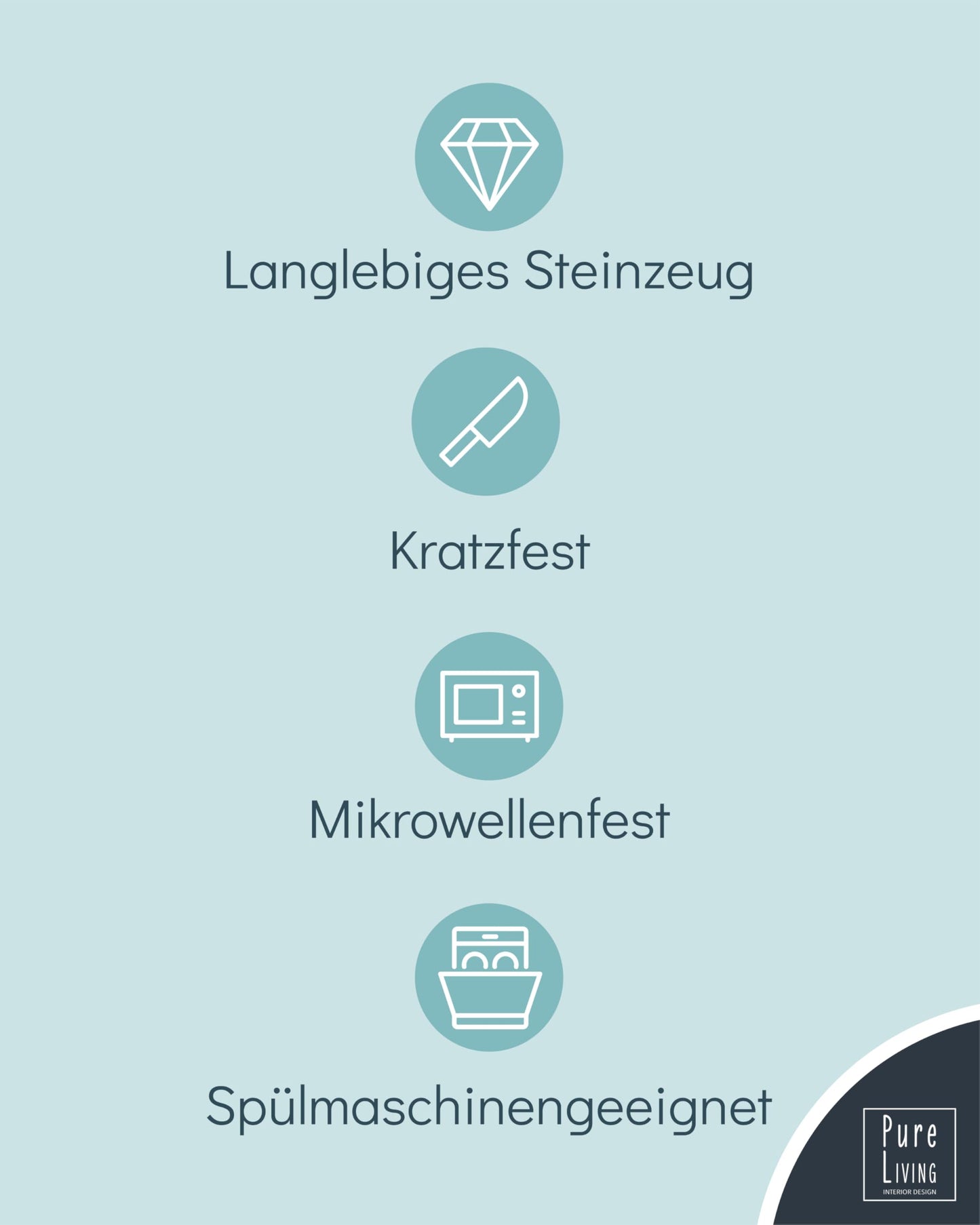 Steingut Geschirrset 6 Pers. Ibiza 24-tlg Hochwertiges Mediterranes TEST SEHR GUT Steingut Geschirr Set - Schüssel- und Teller Set - Tafelservice 6 Personen Geschirrsets Pure Living in Petrol