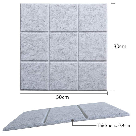 Uoisaiko Große Filz Pinnwand Selbstklebend mit 30 Pinnnadeln, 6 Stück 30x30cm Filzboard Memotafeln Memo Boards Bulletin Board Wanddekoration für Büro Küche, Fotos Memos