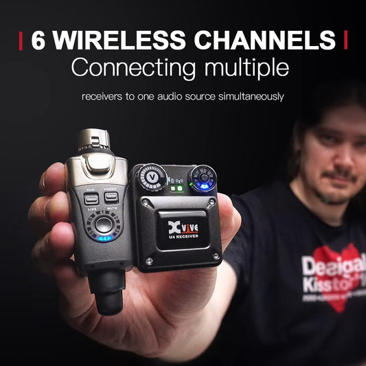 Xvive U4R Drahtloses In-Ear-Monitor System Nur Empfänger