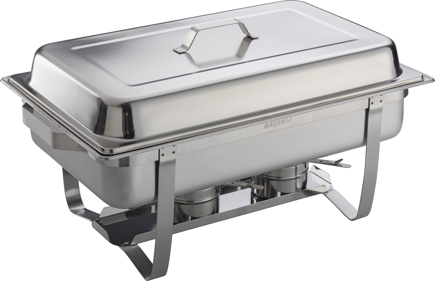 Batania 2 Chafing Dishes/Speisewärmer, 14-teilig, Gastronomiequalität, Edelstahl – Robuste Wärmebehälter für Buffet, Catering und Grillabende