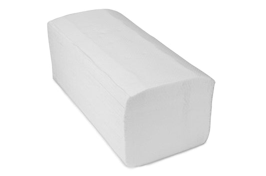 4000 Blatt Papierhandtücher 2-lagig Soft mit Zick Zack Falz | 20 x 200 Stück | saugstarke Einmalhandtücher in Weiß 25 x 23 cm | Ideal für Gastronomie, Krankenhäuser, Praxen uvm.