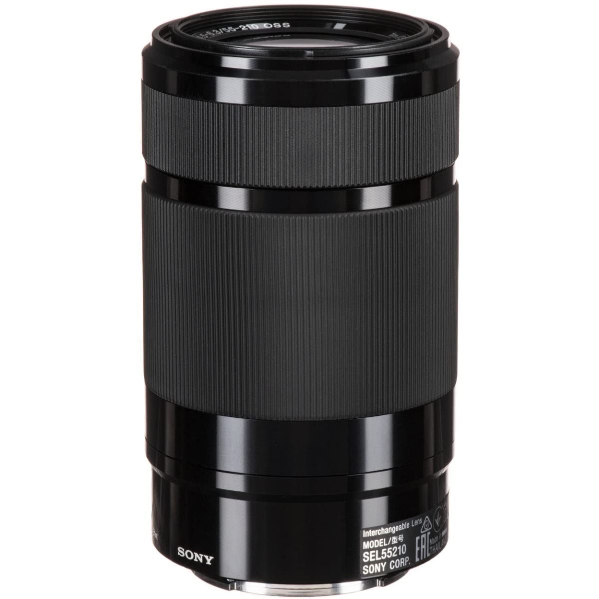 Sony SEL-55210 Tele-Zoom-Objektiv (55-210 mm, F4.5–6.3, OSS, APS-C, geeignet für A7, ZV-E10, A6000- und Nex-Serien, E-Mount) schwarz
