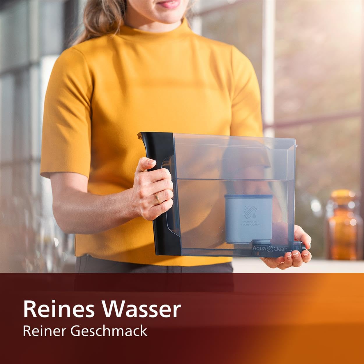 Philips AquaClean Filter, Kalkschutz, natürliche Kalkentfernung, verbesserter Kaffeegeschmack, einfache Installation, bis zu 5.000 Tassen ohne Entkalken, Click&Go-System, 2x Filter im Set (CA6903/22)