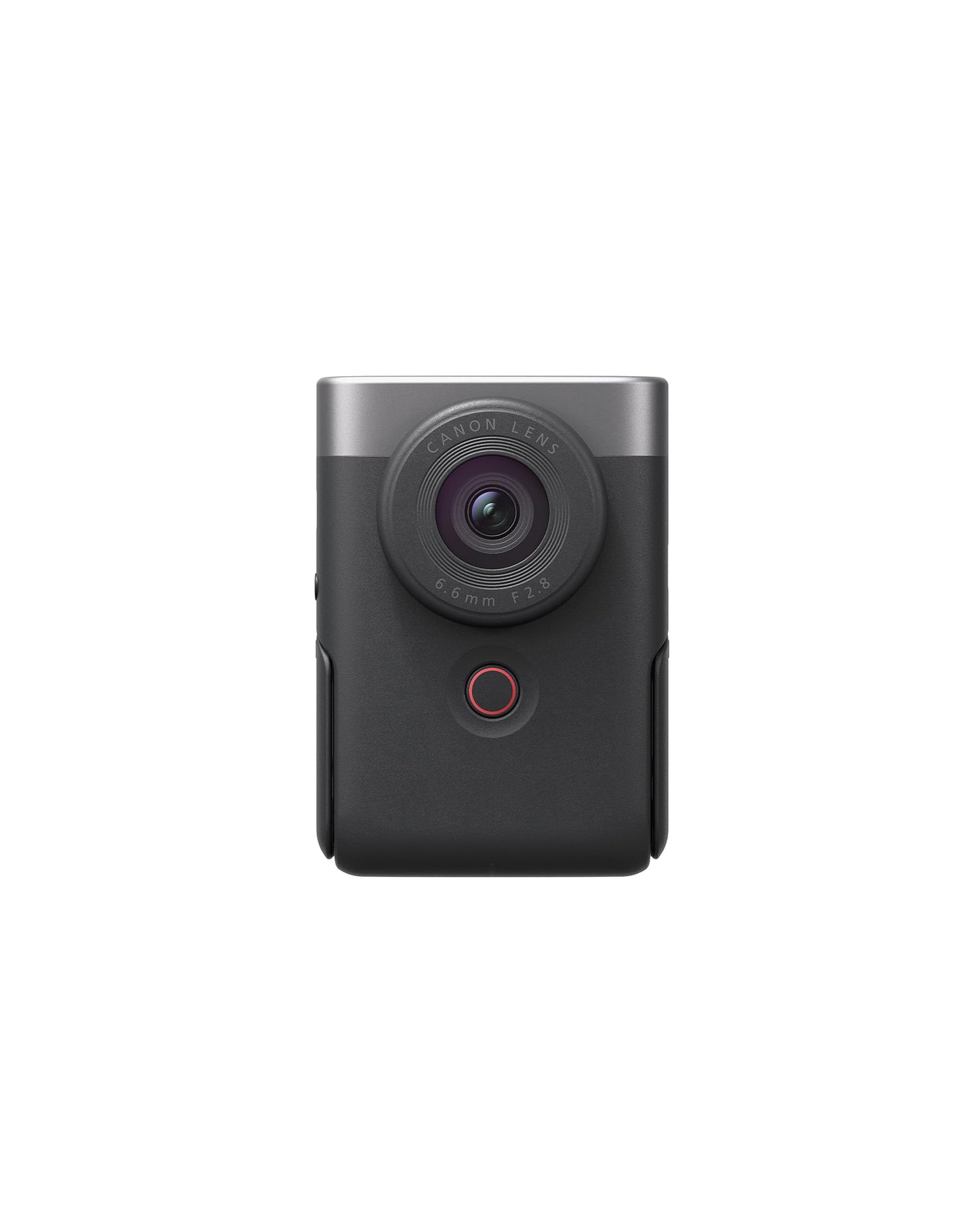 Canon PowerShot V10 Vlogging Starter Kit Kompaktkamera Digitalkamera silber (Weitwinkel Objektiv, 4k Kamera Videokamera, klappbares Touch-Display, Stereo-Mikrofon, Stativ, Streaming, Content Creation)