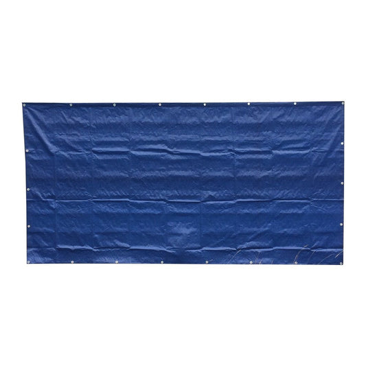 Bauzaunplane blau PE 1,76m x 3,41m