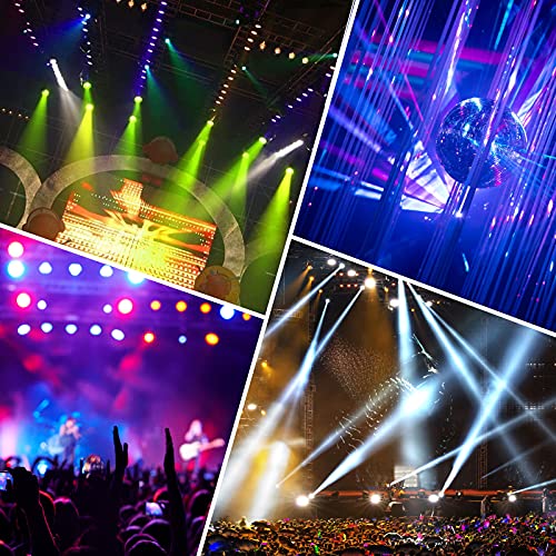 4 Stücke 36 LED Par Strahler Bühnenlicht mit Lichtstativ, 72W Discolicht Partylicht mit Fernbedienung, RGB DMX512 7 Modi Beleuchtung Partylicht Lichteffekte für Party Bar Stage Feste Show Weihnachten