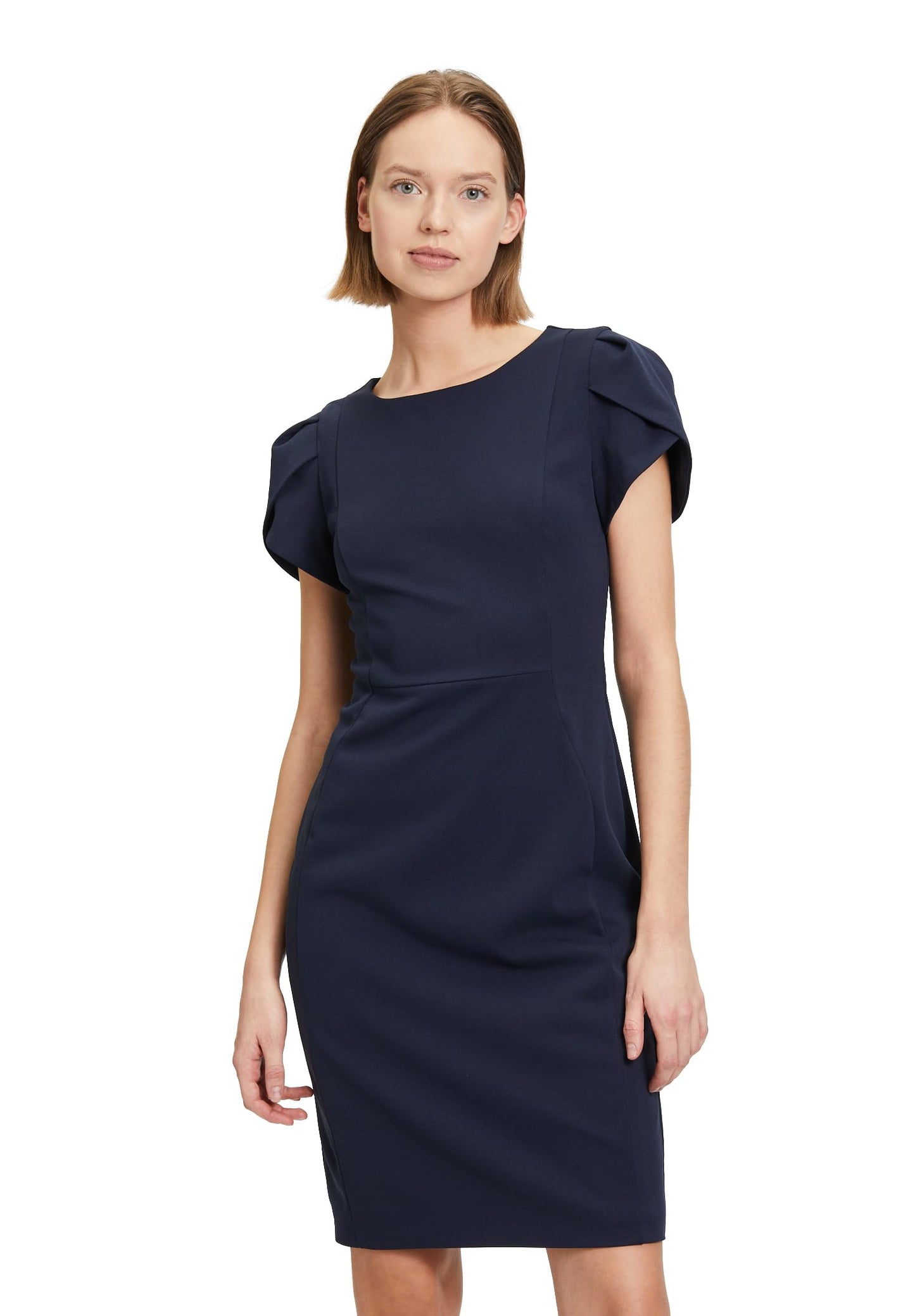 Vera Mont Damen Cocktailkleid Kurzarm Night Sky,44