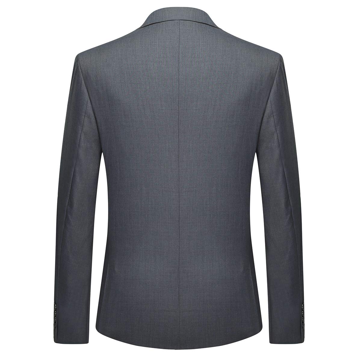 Anzug Herren Slim Fit 3 Teilig Anzüge Herrenanzug Sakko Hochzeit Business Grau XXL