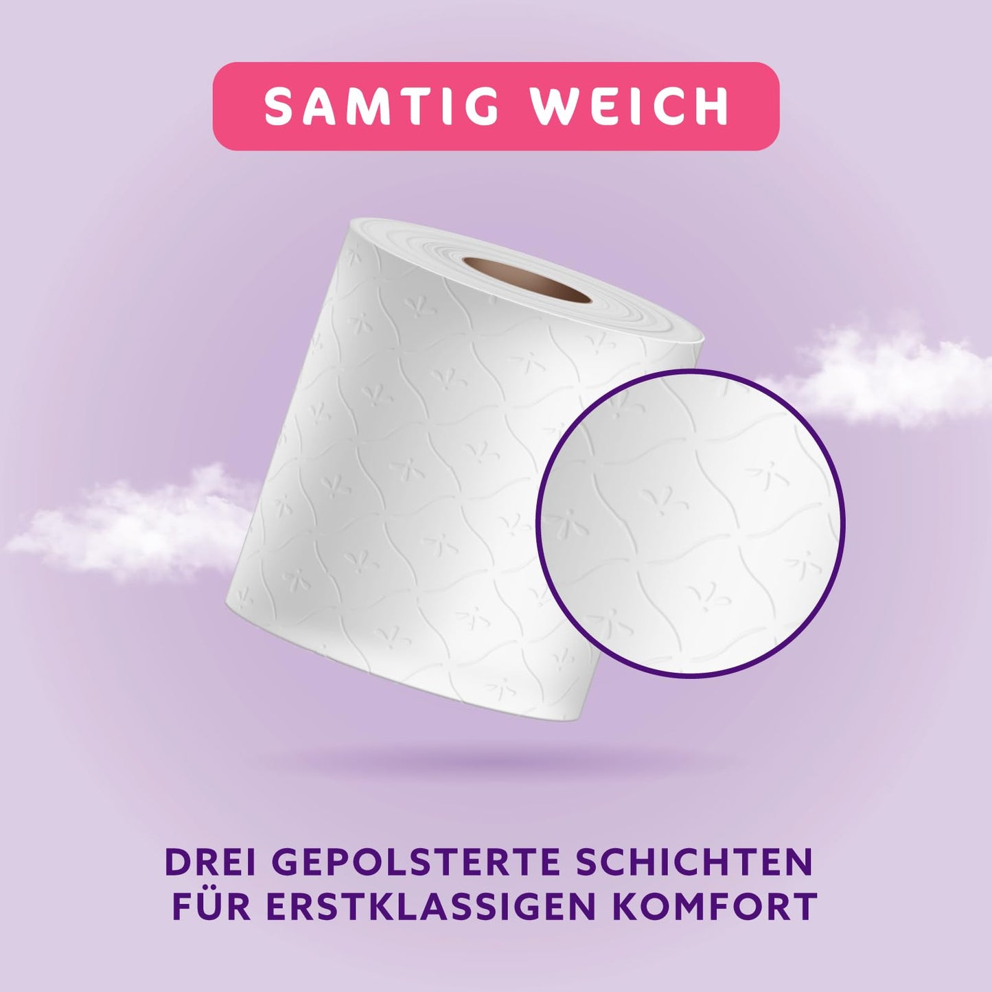 by Amazon Toilettenpapier, 3-lagig Gestepptes, Samtig Weich, 36 Rollen (9 Rollen, 4-er Pack), 200 Blätter pro Rolle, FSC-Zertifiziert