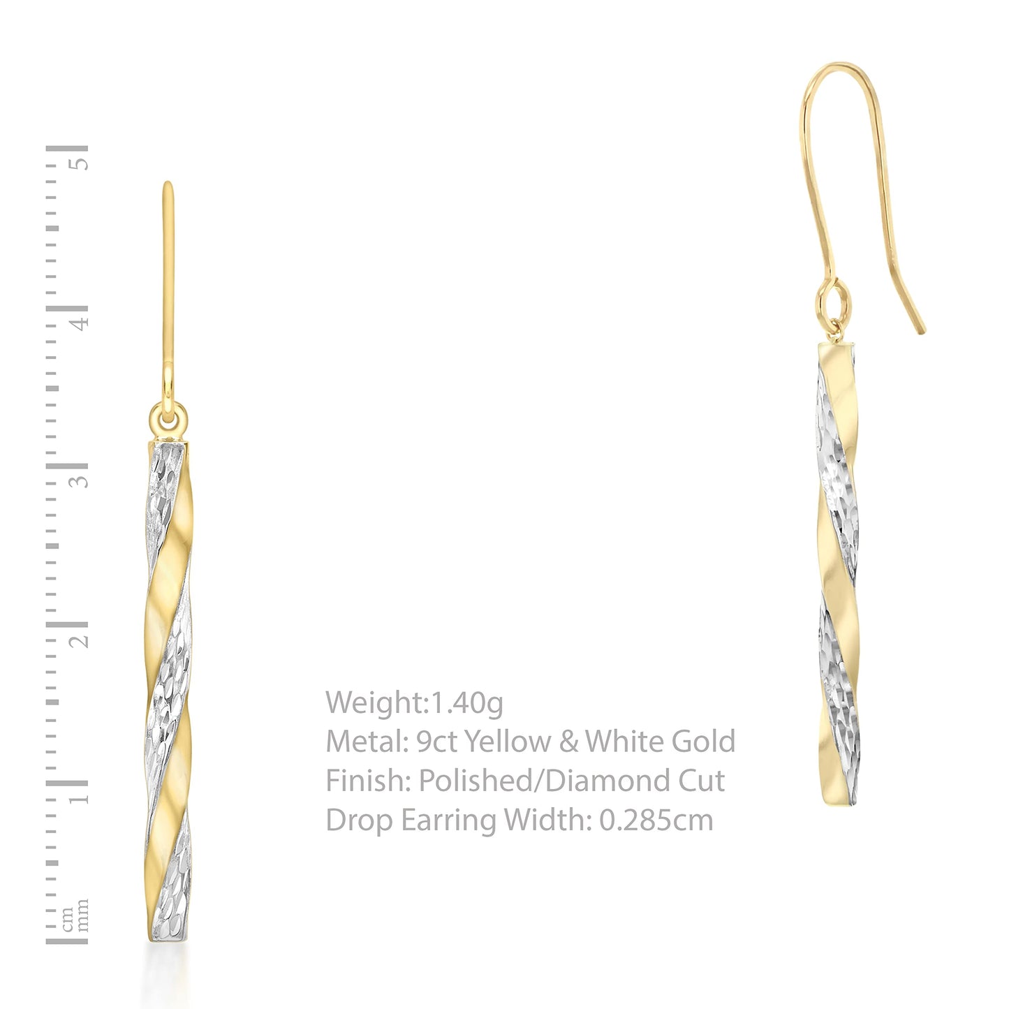 Carissima Gold Damen-Ohrhänger 375 Bicolor - 2.54.4089