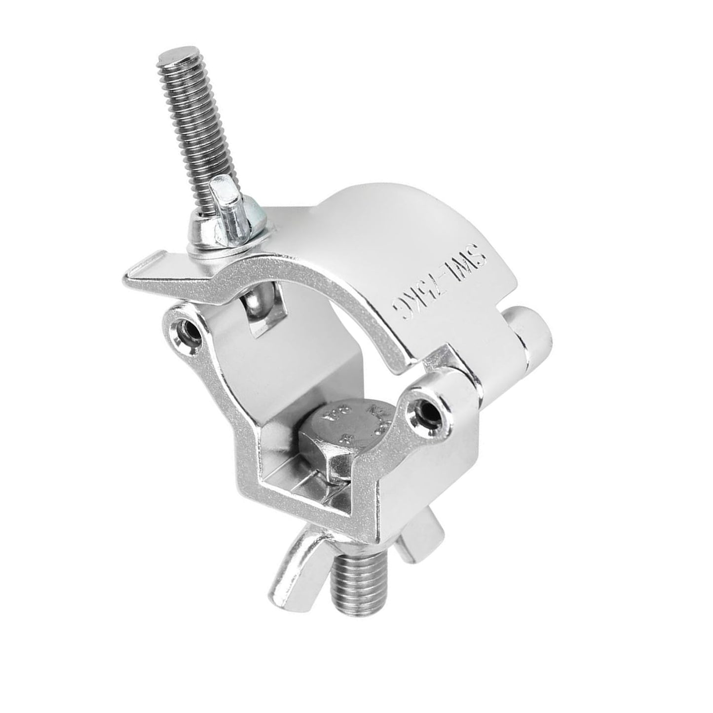 TSSS 10 Stk Mini Alulegierung Haken Traversen Last tragen 75 KG/ 165 lB für Par Scheinwerfer Bühnenbeleuchtung Partylicht Beleuchtung Zubehör,Fit Rohr 32-35mm,Gewindebolzen DIA 9.6mm