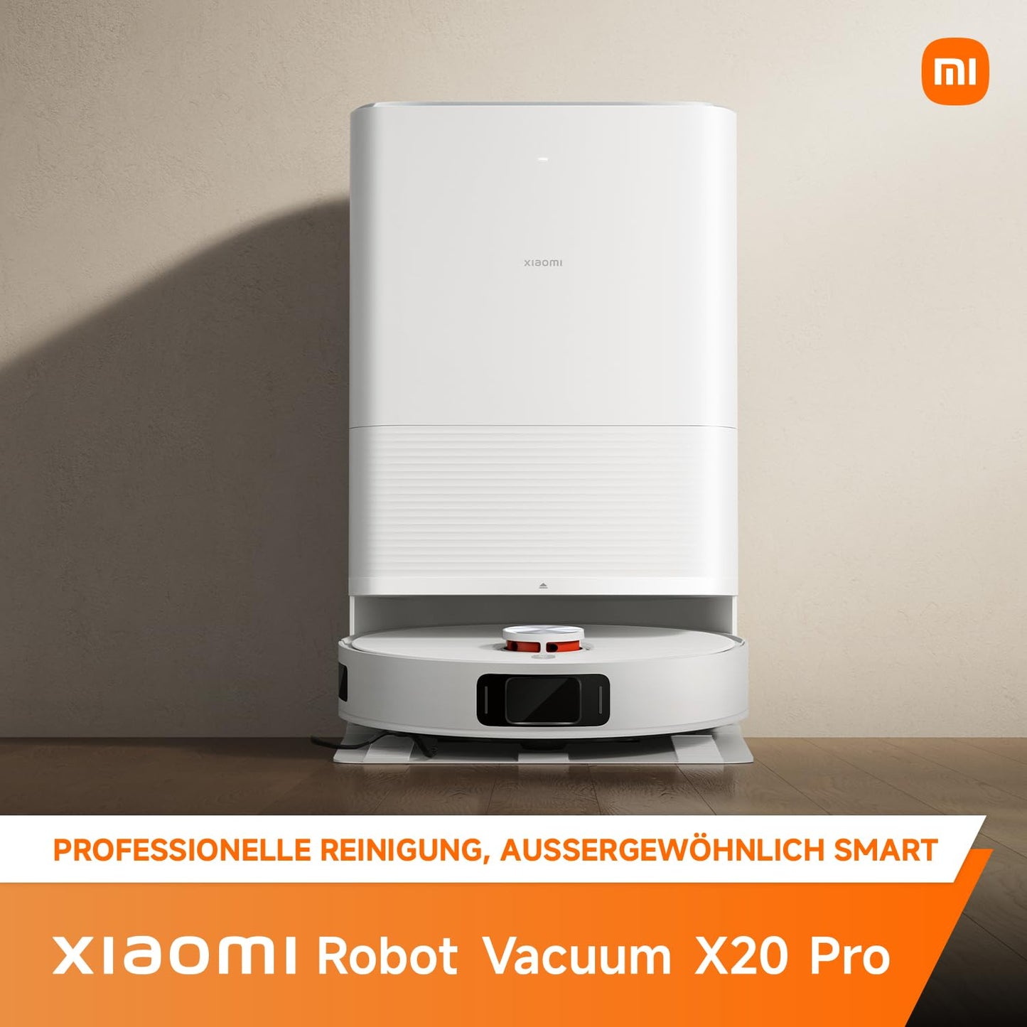 Xiaomi Robot Vacuum X20 Pro – 7000 Pa Saugleistung, duales Moppsystem, 75 Tage Staubbehälterkapazität, 4 Reinigungsmodi und 5200mAh Akku für eine gründliche und smarte Reinigung im Haushalt
