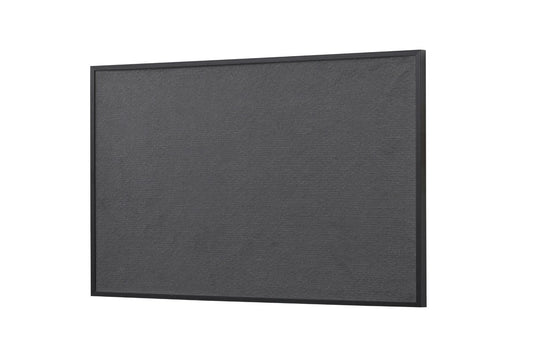 Bi-Office Pinnwand New Basic, Grauem Filz mit Schwarzem Holzrahmen, 585x385 mm