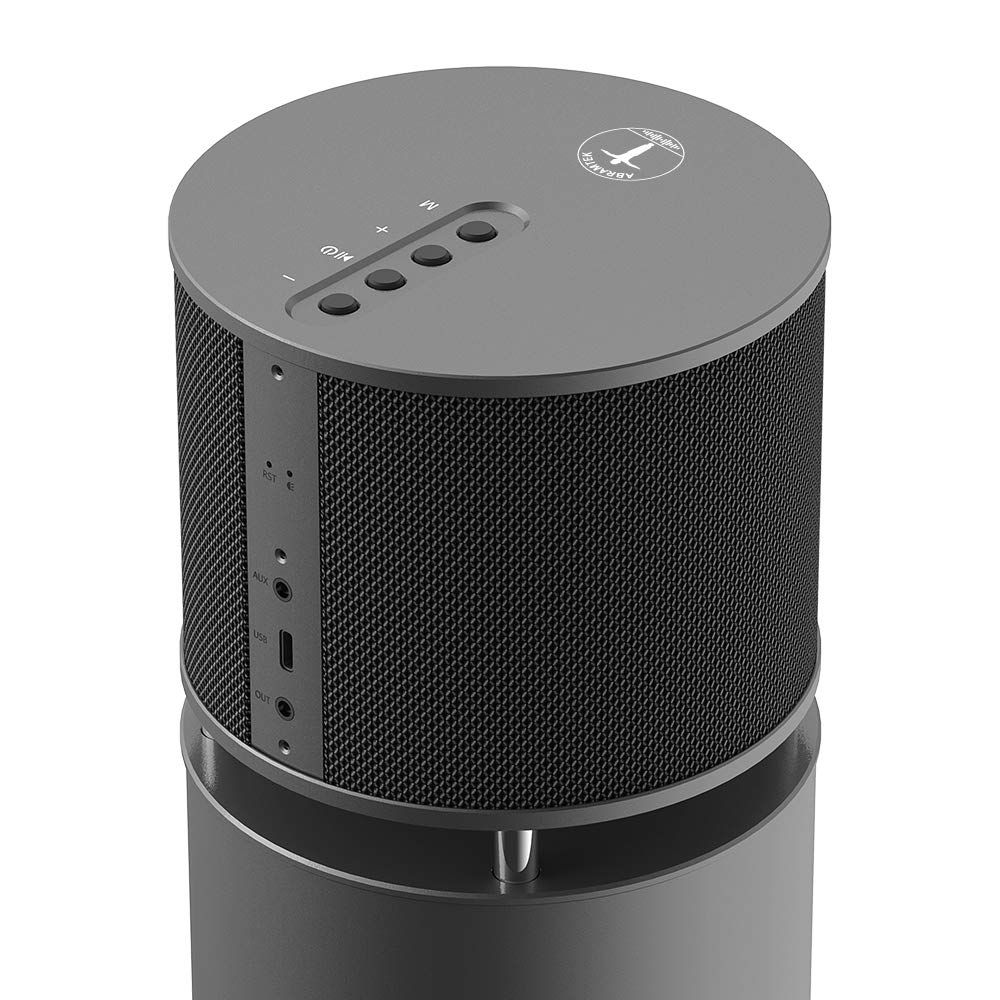 100W Bluetooth Lautsprecher, ABRAMTEK E600 High Power Wireless Lautsprecher mit Super Bass Subwoofer und 360 Sound für Home Office Party im Freien