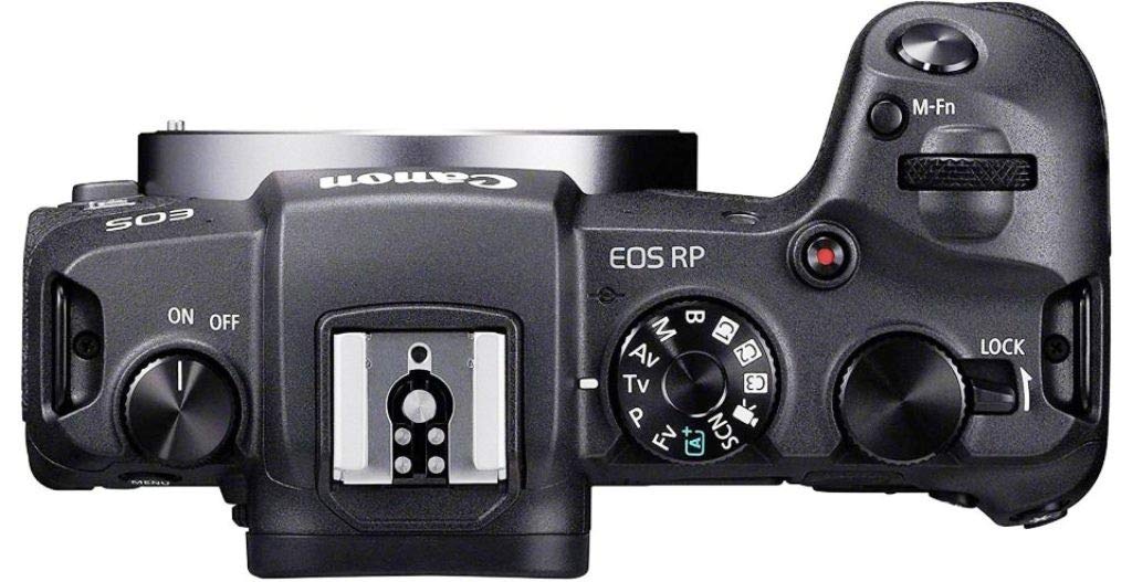 Canon EOS RP Systemkamera - mit Vollformat-Sensor + Adapter EF-EOS R (spiegellos, 26,2 MP, 7,5cm (3 Zoll) Clear View LCD II Display, Digic 8, 4K Video, WLAN, Bluetooth), schwarz